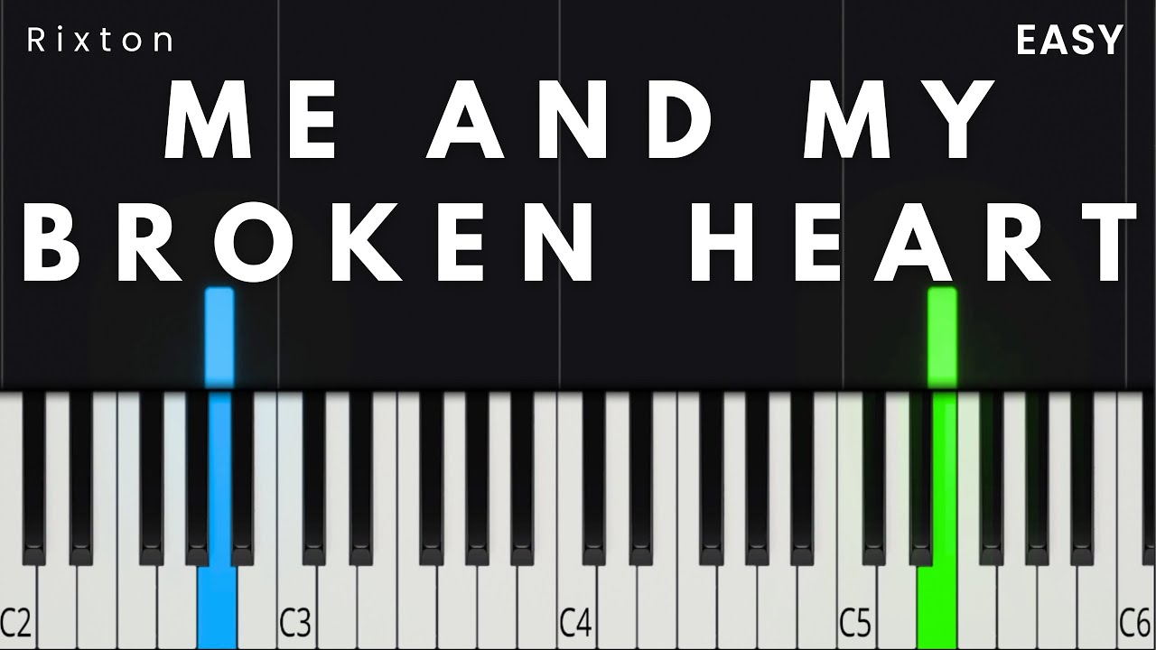 Rixton - Me and My Broken Heart | SLOW EASY Piano Tutorial