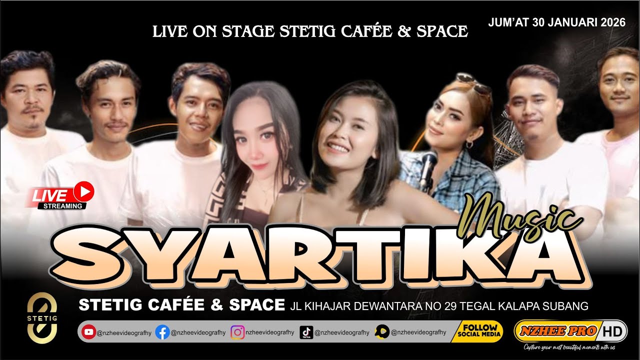🔴LIVE BAJIDORAN SYARTIKA MUSIC | STETIG COFFE & SPACE SUBANG | JUM'AT 30 JANUARI 2026