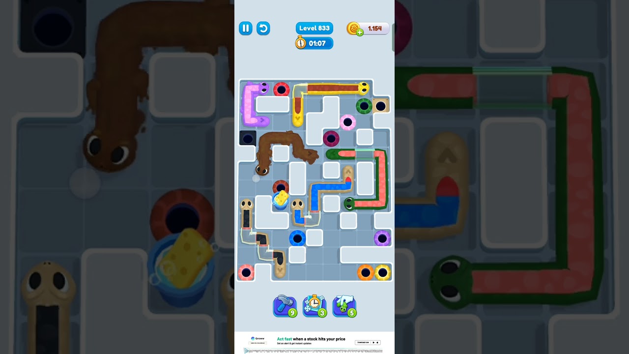 Gecko Out Level 833 Normal - Gameplay Walkthrough 🦎🎉 | Sam-Gaming-J2U