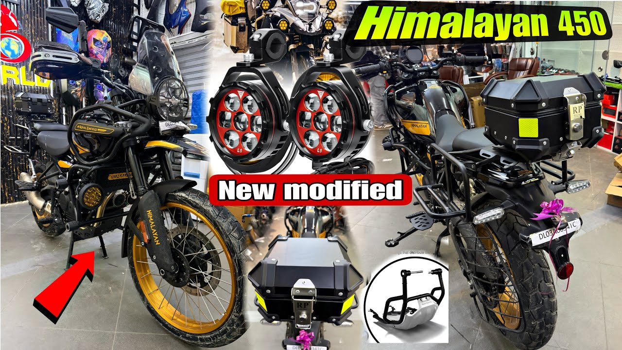Himalayan 450 - Modifications & Upgrades | skd bike world | Himalayan 450 Modified 