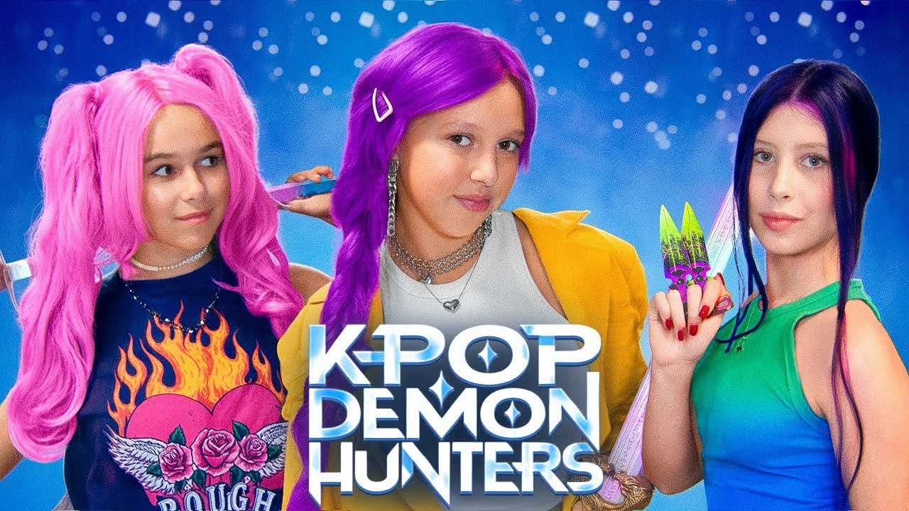 Stali jsme se KPop Demon Hunters! 😱 Skutečný život nebo hra?