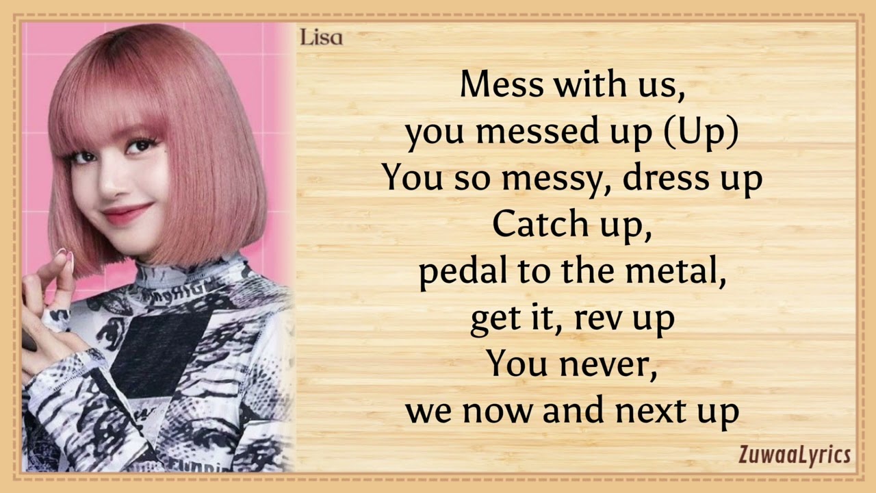 BLACKPINK THE GAME - THE GIRLS (LYRICS)