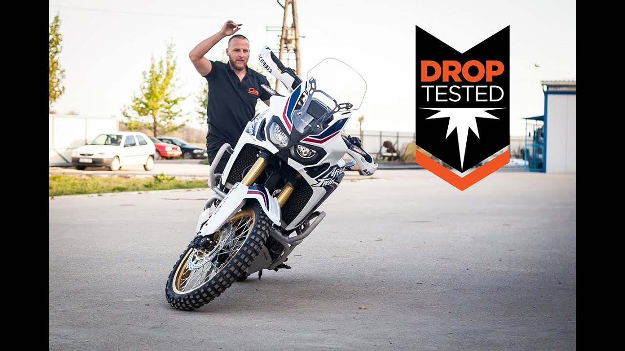 Защитные дуги Africa Twin, протестированные на падение - Outback Motortek
