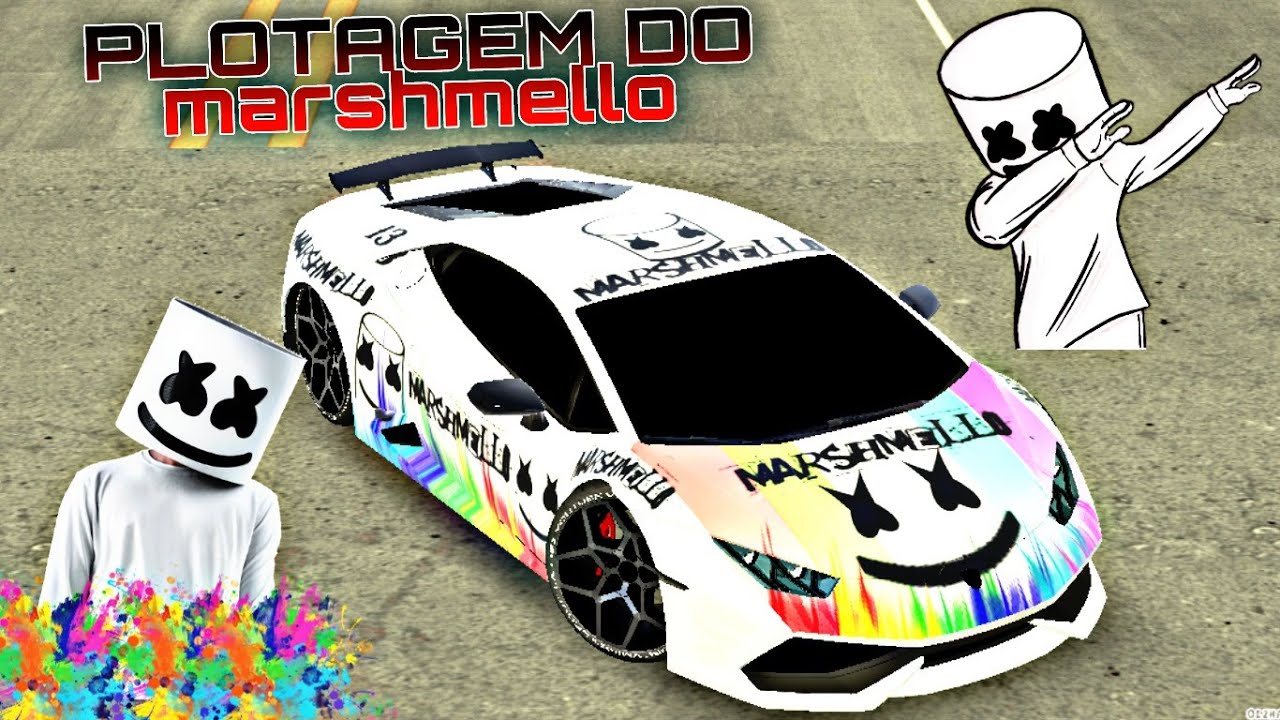 plotagem do marshmello | (car parking ) mutiplayer