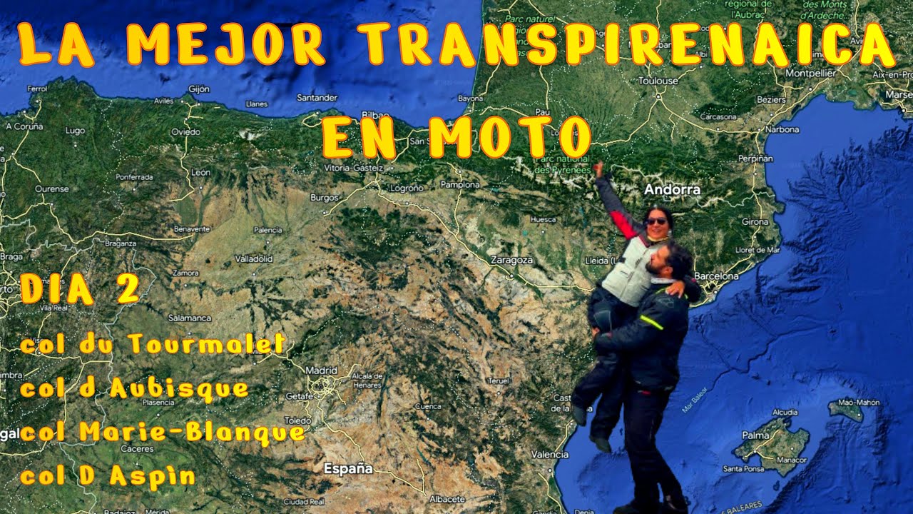 La MEJOR TRANSPIRENAICA. TOURMALET, AUBISQUE... día 2 Pirineos en moto