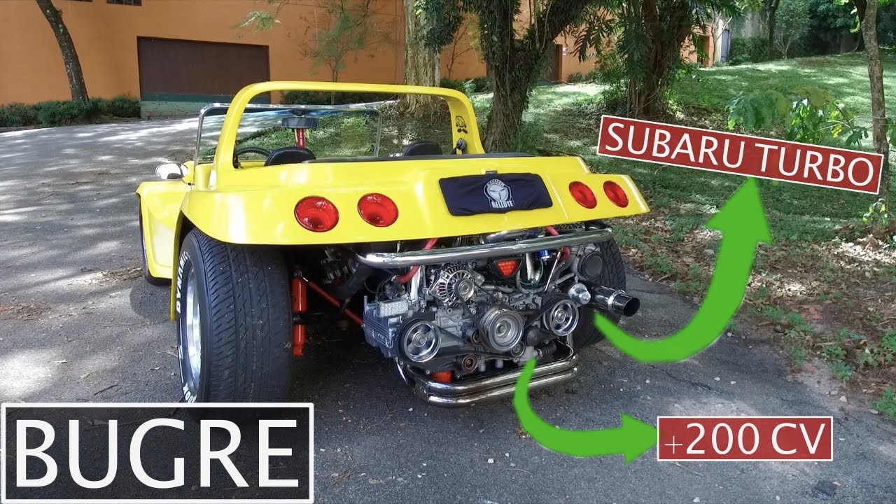 BUGGY COM MOTOR SUBARU TURBO (ESCAPE INOX, FT350, 200 CV) | Garagem Drops #82
