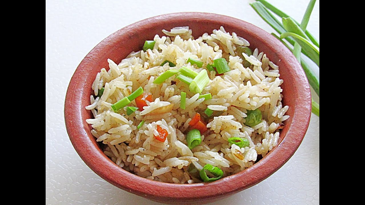 Easy Vegetable Fried Rice Recipe - How To Make Restaurant Style Vegetable Fried Rice | Nisa Homey