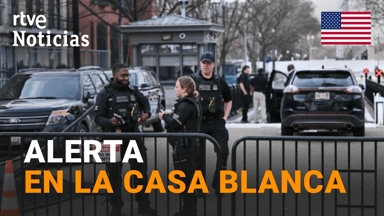 EE.UU. | La CASA BLANCA, ACORDONADA tras ESTRELLARSE una FURGONETA contra una BARRERA de SEGURIDAD