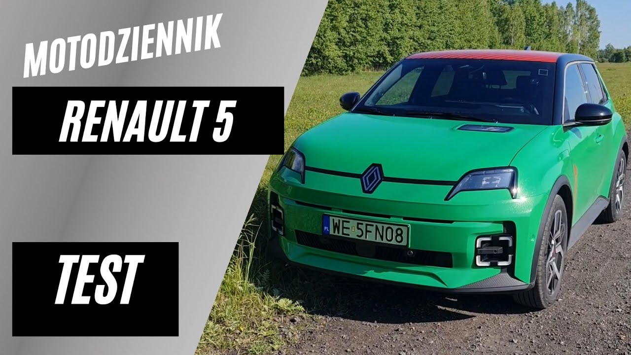 Motodziennik test - NOWOŚĆ - Renault 5 jest SUPER