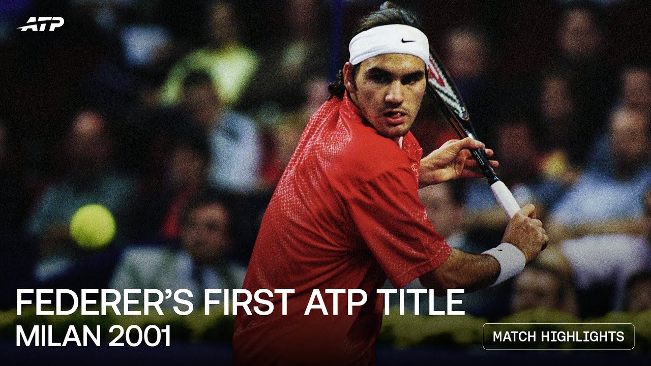 When Roger Federer Won His First ATP Tour Title 🏆 | Milan 2001 Highlights