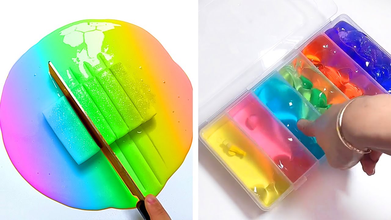 12 Hours Of Oddly Satisfying Slime ASMR - Relaxing When Stressed Or Sleepy
