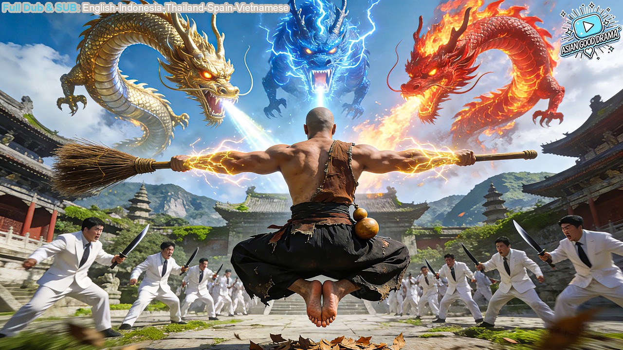 Temple Sweeper Provoked By Thugs, Dragon King Awakens And Kills Them All