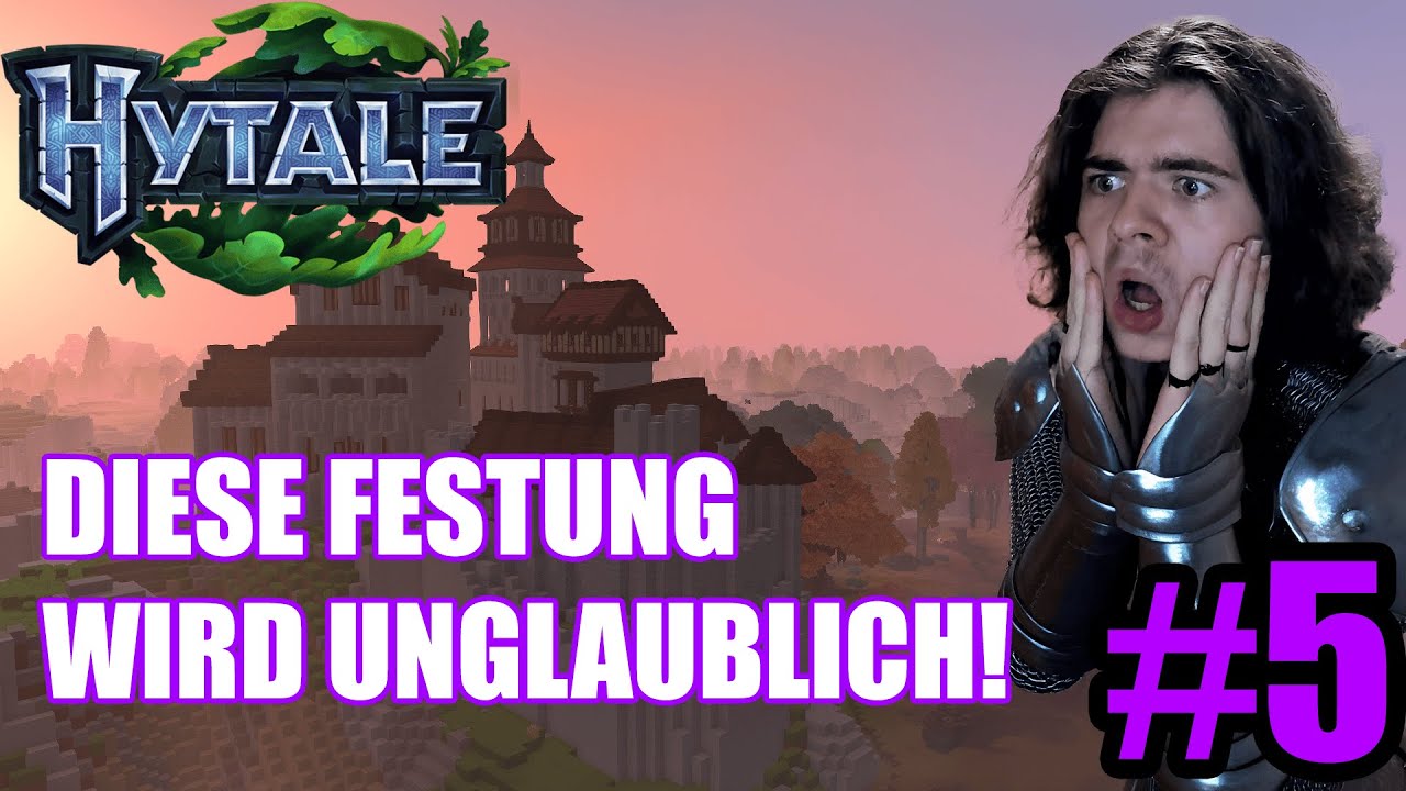 Aus dem Tempel w&auml;chst eine Festung! #5 | Triggered7tv | Hytale