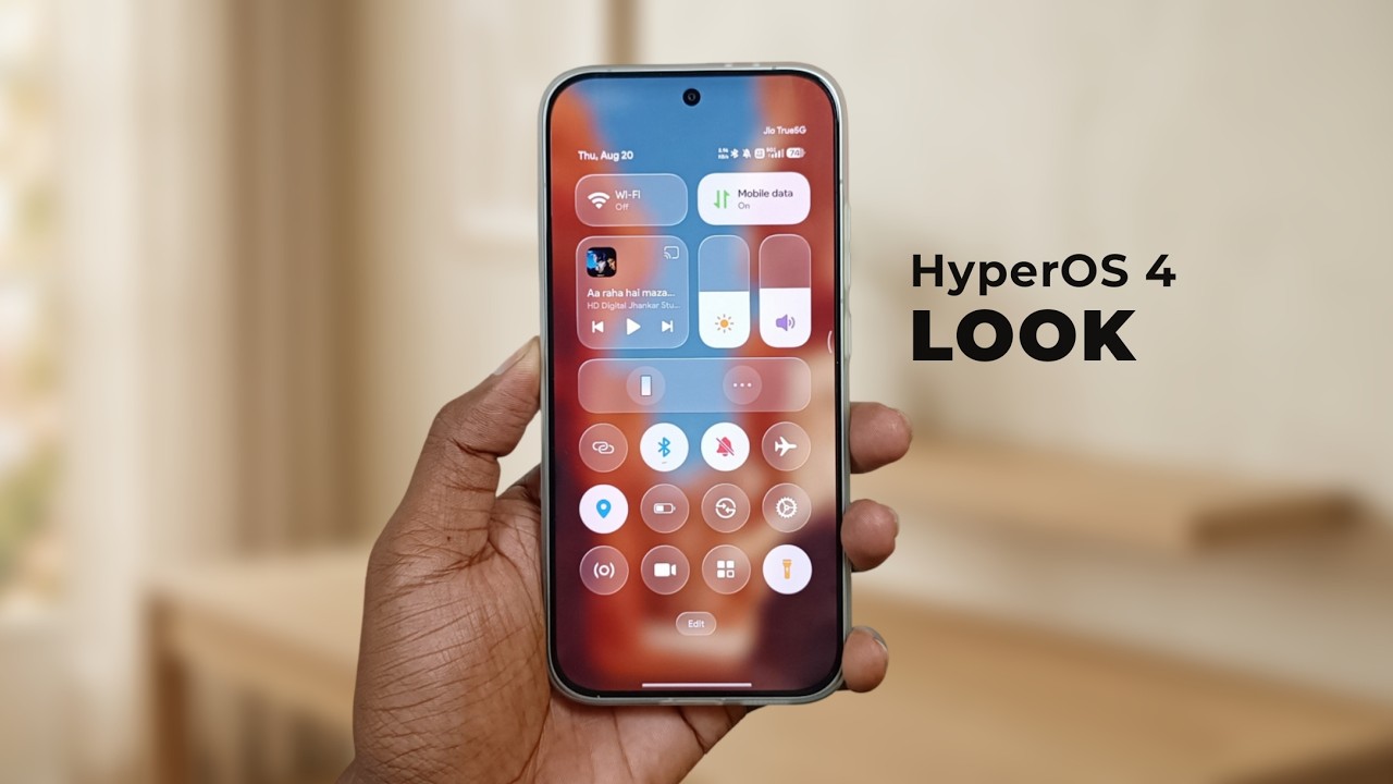 INSTALL NOW! HyperOS 4 Control Centre on Any Xiaomi Phone 🔥 (HyperOS 2/3)