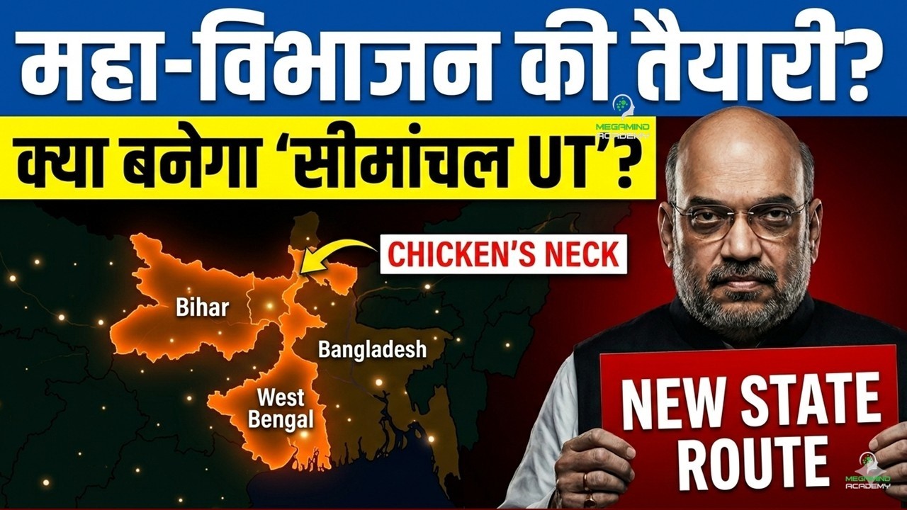 Seemanchal UT Plan? 🚨 | Bihar&ndash;Bengal Map Change & Siliguri Corridor Strategy Explained