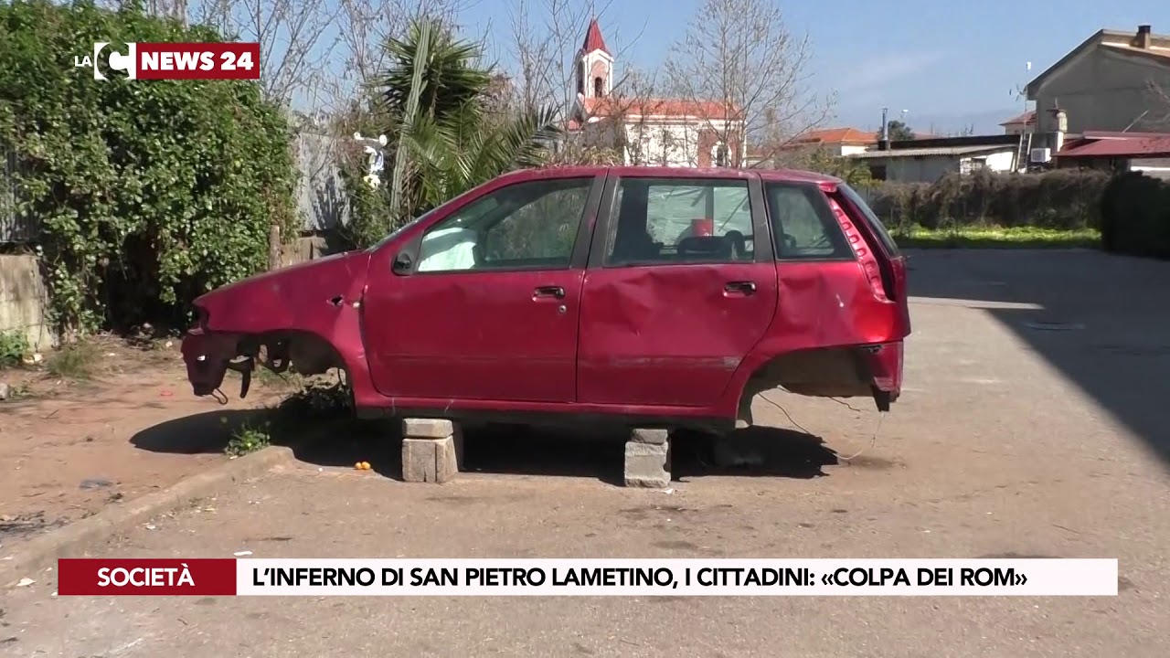 L'inferno di San Pietro Lametino, i cittadini: «colpa dei rom»