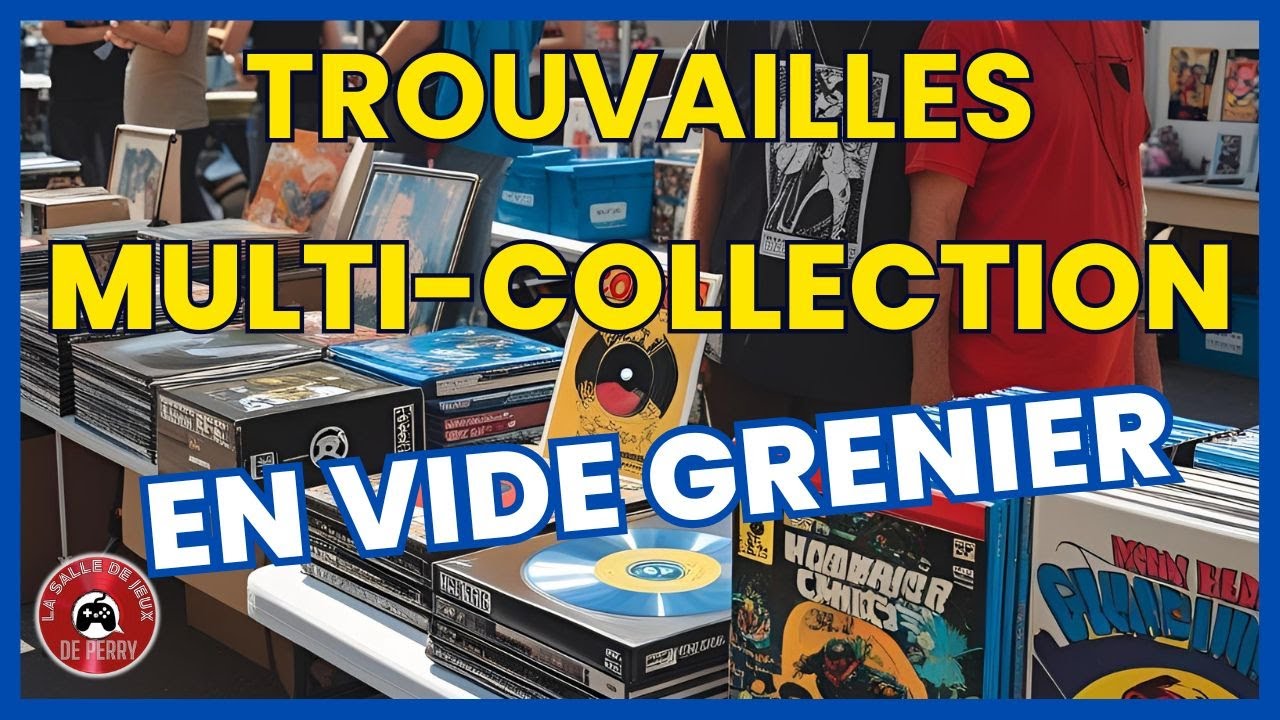 #226 - VIDE GRENIER LIVE - Vinyles, Jeu vidéo, BD et bluray... j'ai fait le bon choix 🤩😎