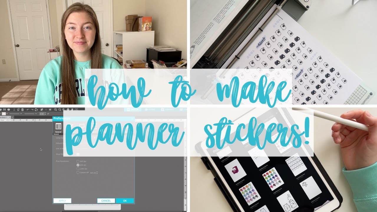 How To Make Planner Stickers &bull; How To Use A Silhouette Portrait &bull; Complete Guide + Tips and Tricks