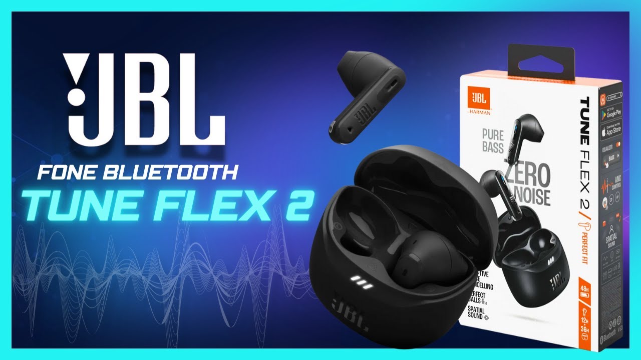 JBL TUNE FLEX 2 - Me SURPREENDI com esse fone! UNBOXING, REVIEW  e Teste REAL! Vale a pena ?