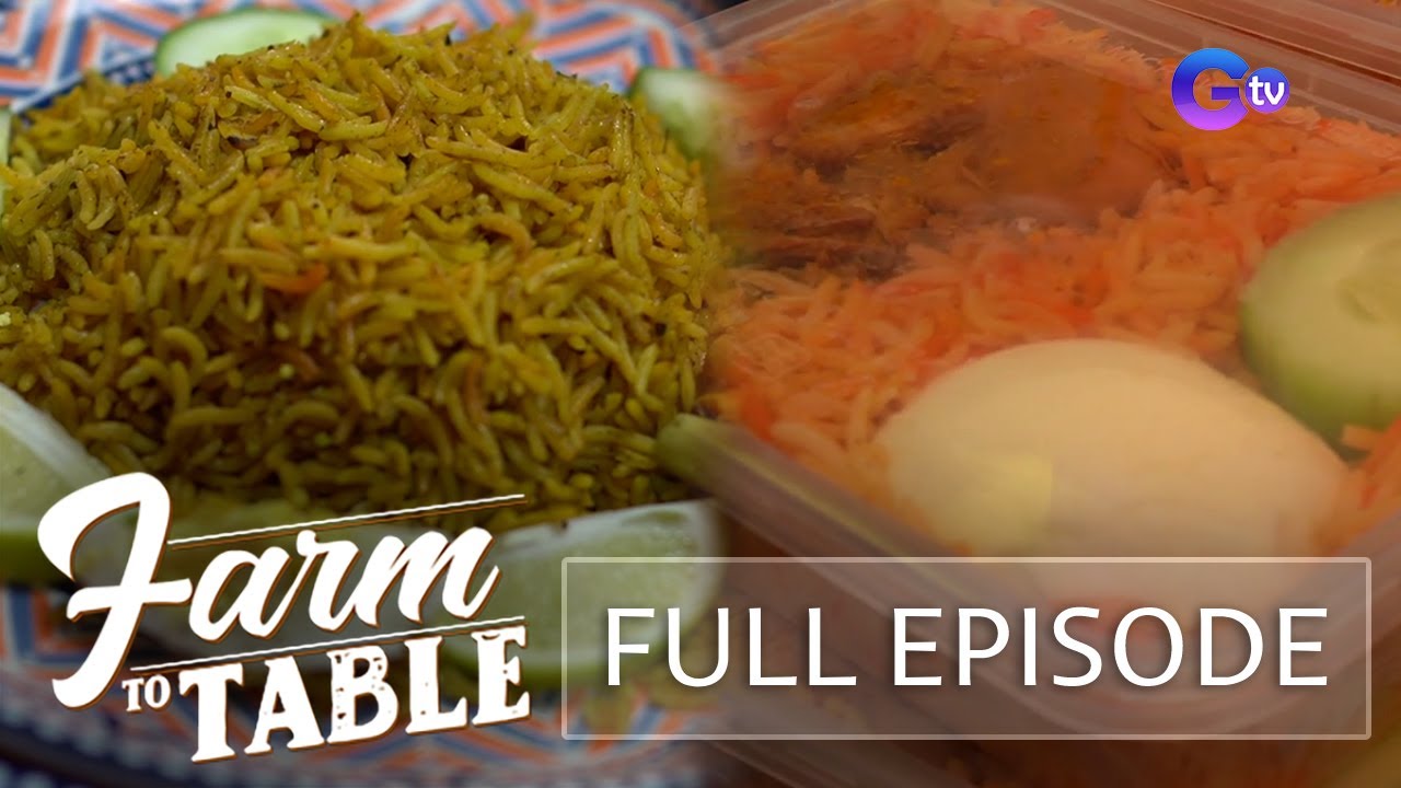 Biryani Food Adventure with Chef JR Royol! | Farm To Table (Full episode) (Stream Together)