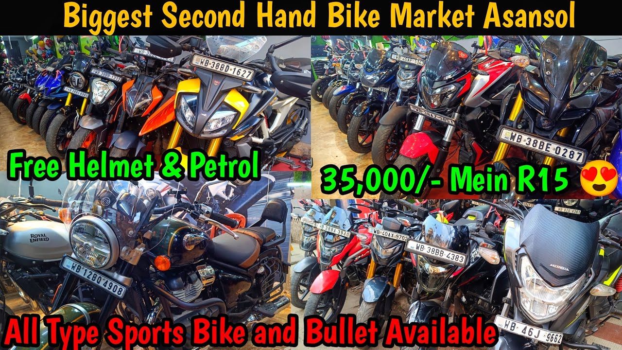 Sports Bike From 35K Special Dhamka Offer | Biggest Second Hand Bike Market Asansol #usedbike 