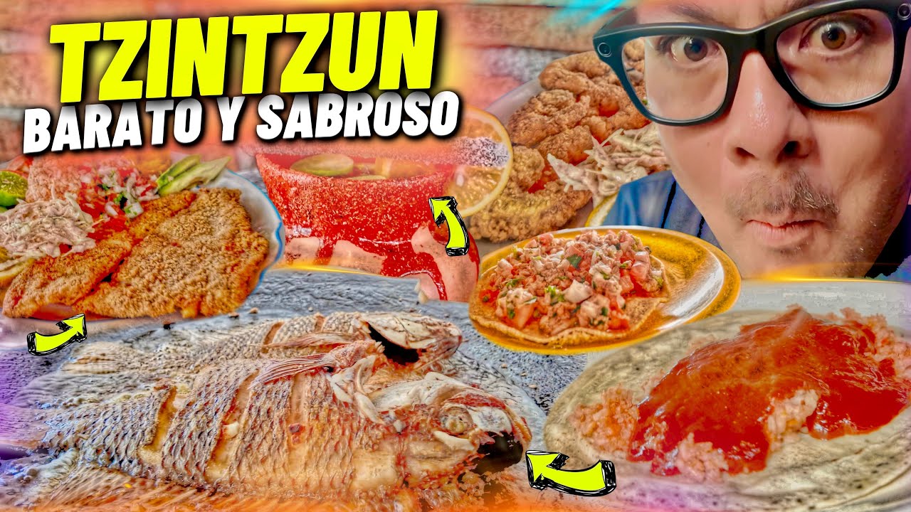 así de BARATO y SABROSO se come en TZINZUNTZAN pueblo mágico🇲🇽 