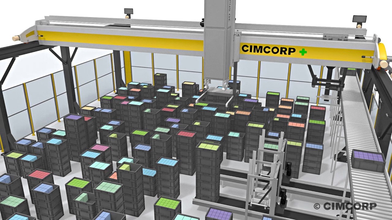 VIDEO 5.6 Cimcorp 3D Shuttle for automated storage and retrieval