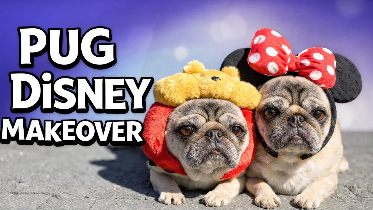 I Turned My Pug Into 9 Disney Characters (Cutest Transformations Ever!)
