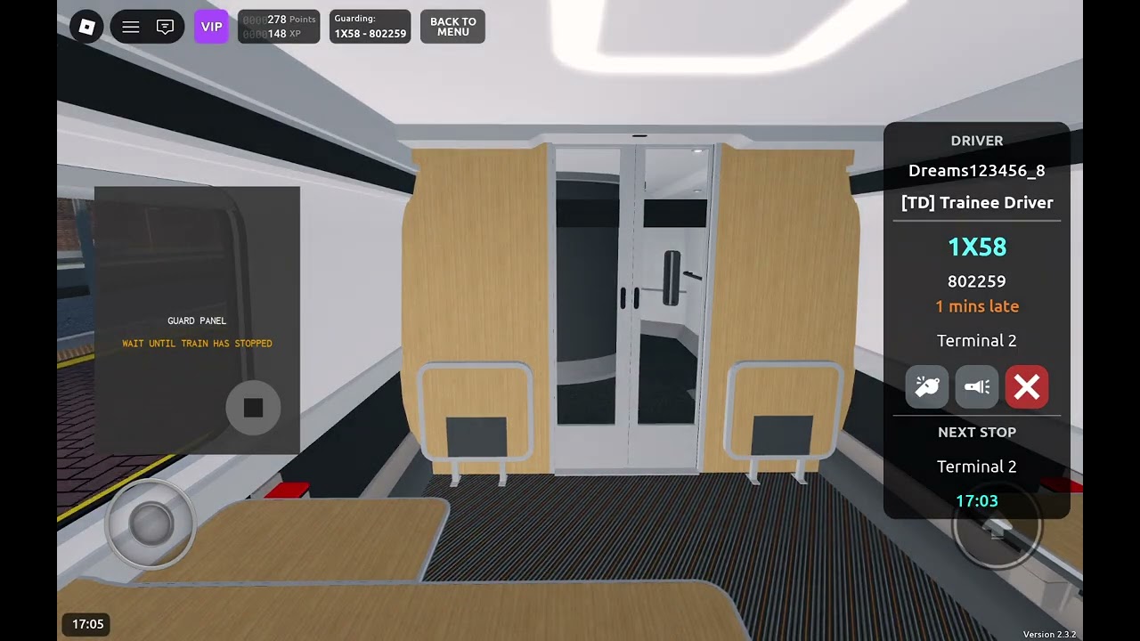 If the train i guard despawns, the video ends | AidhanBlox 