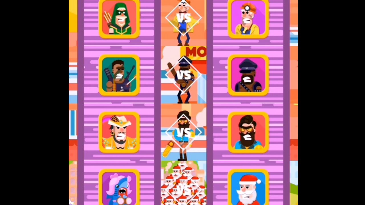 Bowmasters | playing with upgarded characters.