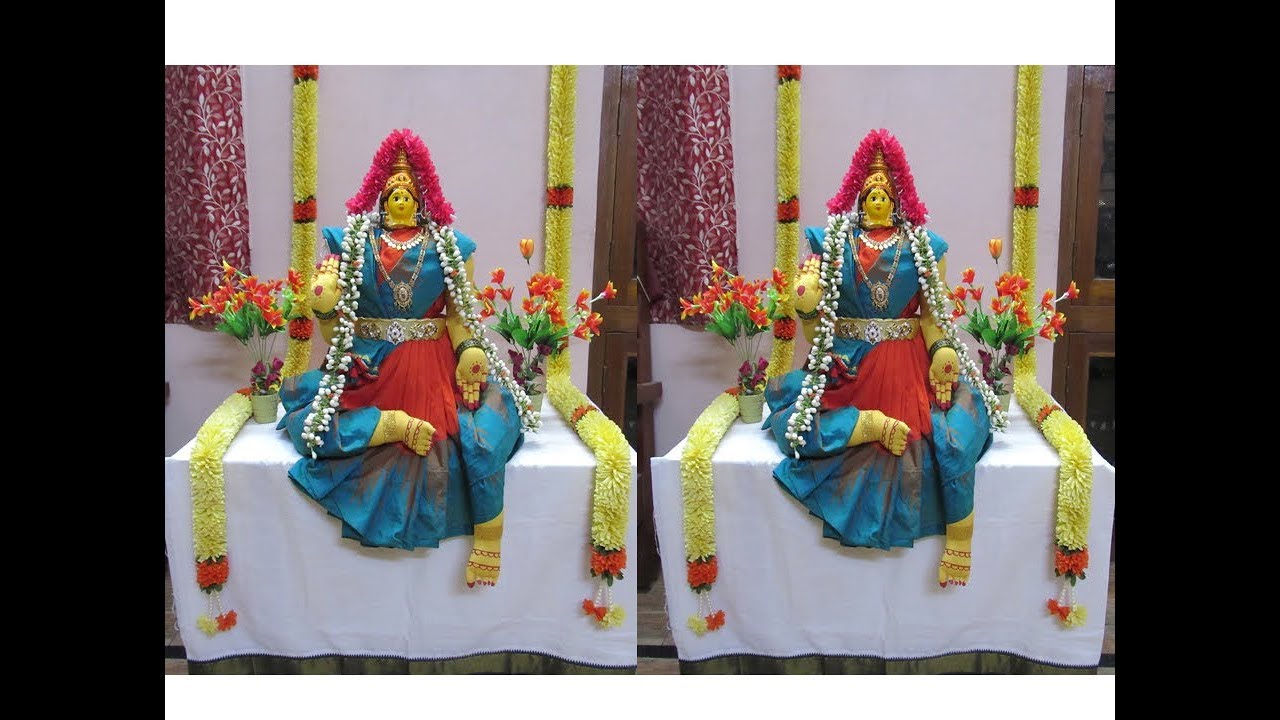 VARAMAHALAKSHMI SAREE DRAPING USING HANDS & LEGS