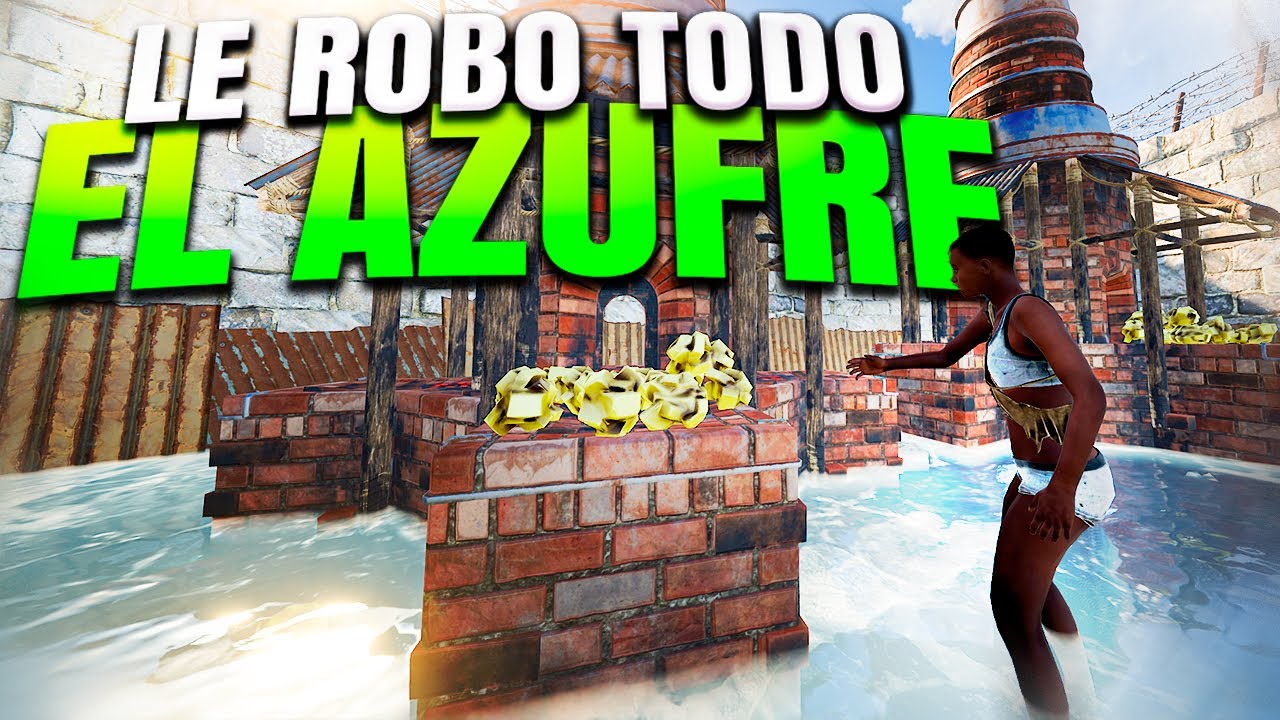 Les ROBO TODO su AZUFRE - RUST - Gameplay español