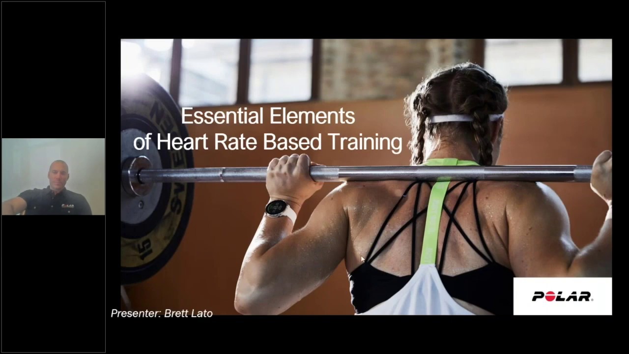 Industry-Presented Webinar: Essential Elements of Heart Rate Based Training