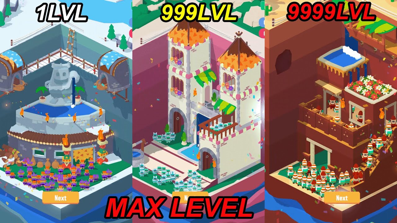 MAX LEVEL in Idle Digging - All Locations on Earth (Gameplay)