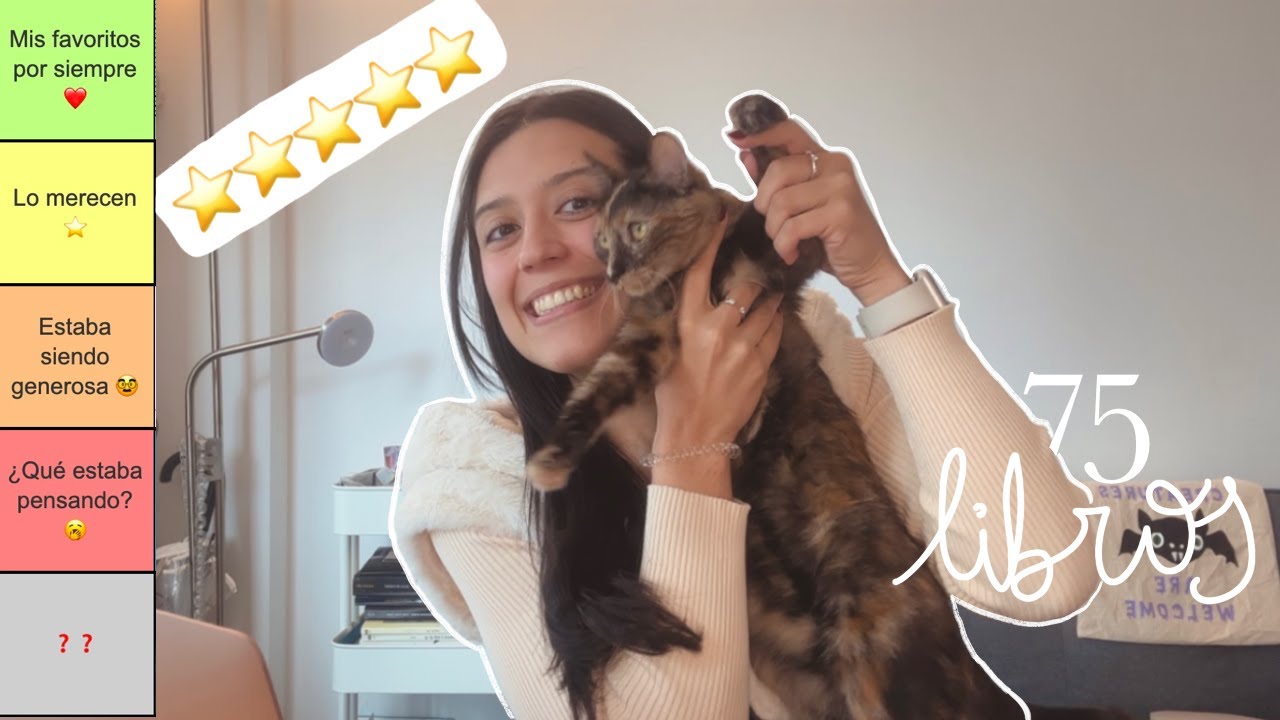 Clasificando TODOS mis libros de 5 estrellas ⭐️ | Tier ranking de mis favoritos de favoritos