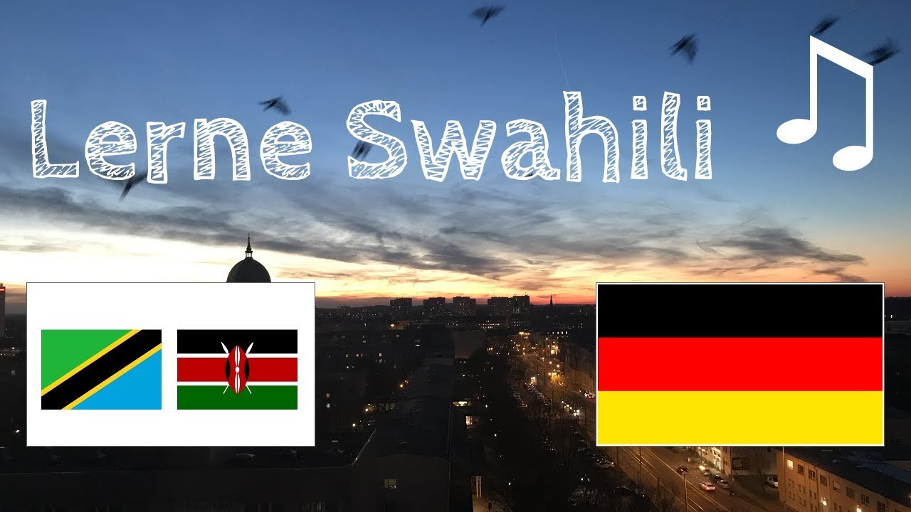 Lerne 8 Stunden Swahili - mit Musik // Einfache Sätze auf Suaehli