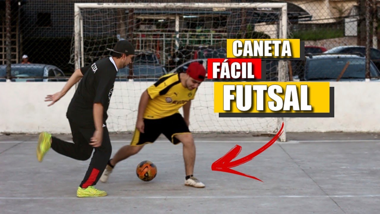 APRENDA UMA CANETA FÁCIL DE  FUTSAL: Dê um rolinho no seu adversário |Futebol de Rua