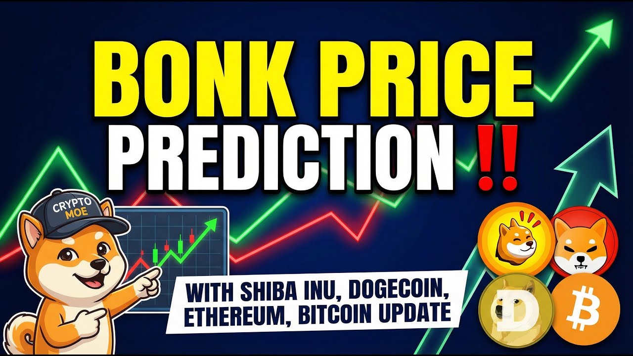 Прогноз цены BONK ‼️ С учетом обновлений Shiba Inu Coin, Dogecoin, Ethereum и Bitcoin, а также ин...