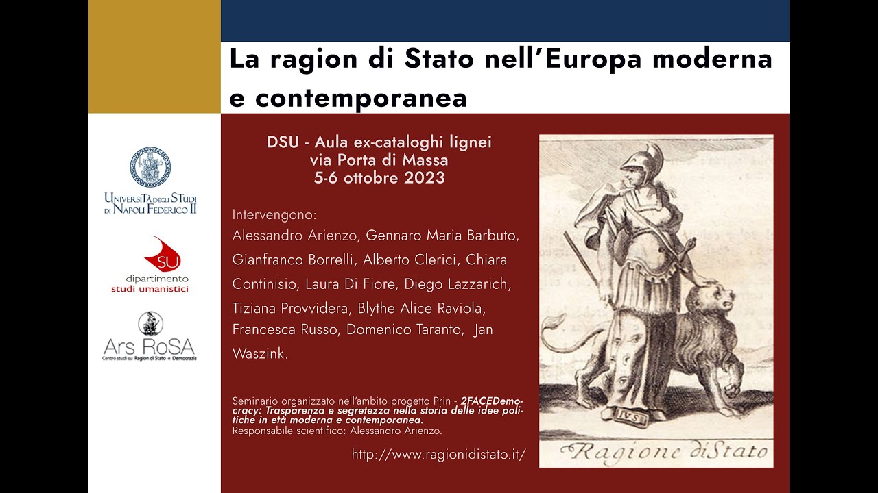 Alice Blythe Raviola - Ragion di Stato, ragioni politiche