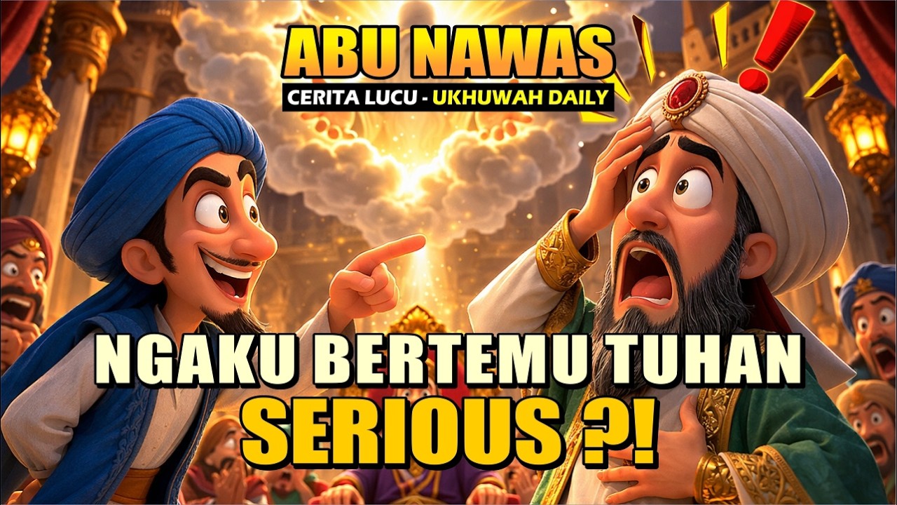 CERITA LUCU ABU NAWAS - OMBONG MENGAKU BICARA DENGAN TUHAN ! ULAMA INI DIBUNGKAM ABU NAWAS DI ISTANA