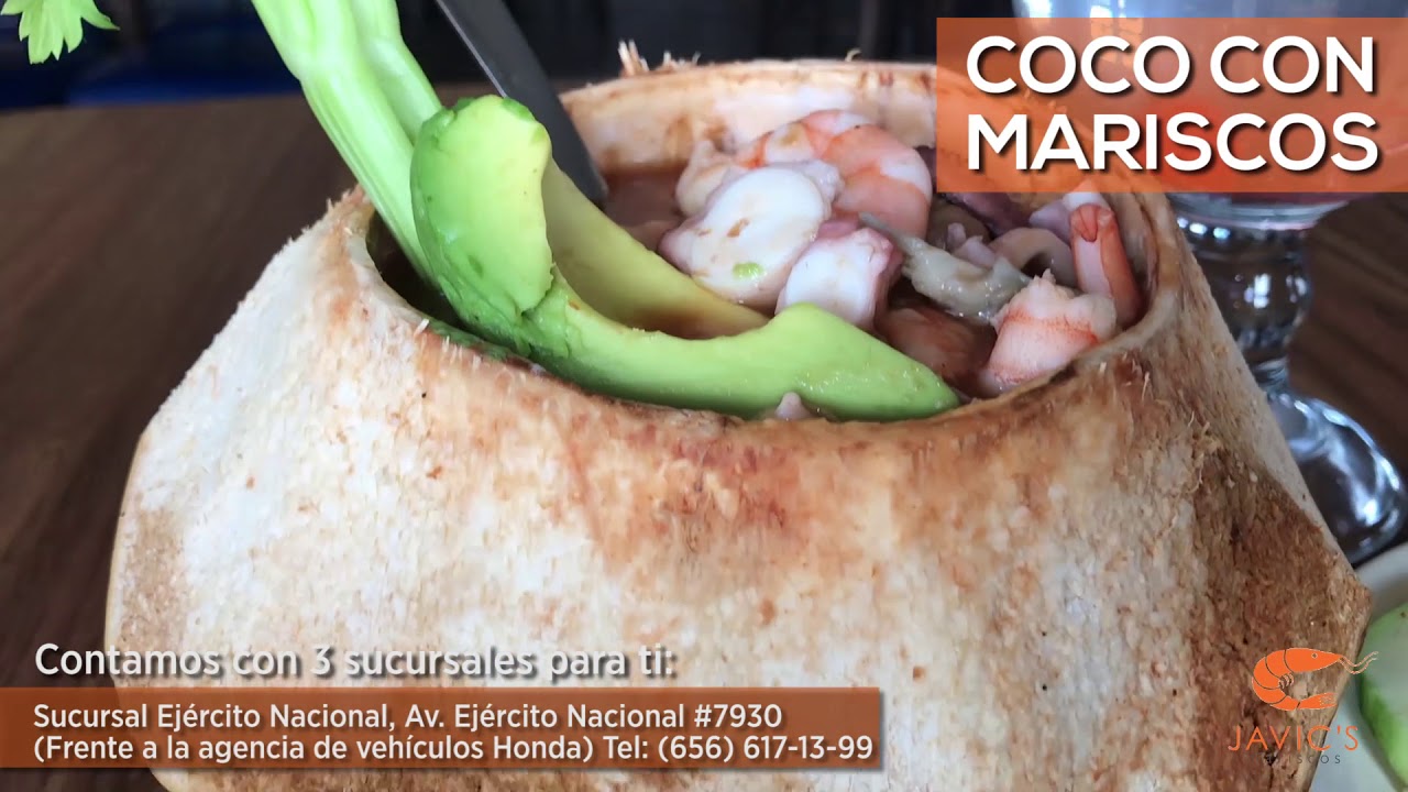 😉Un riqu&iacute;simo coco con mariscos frescos.