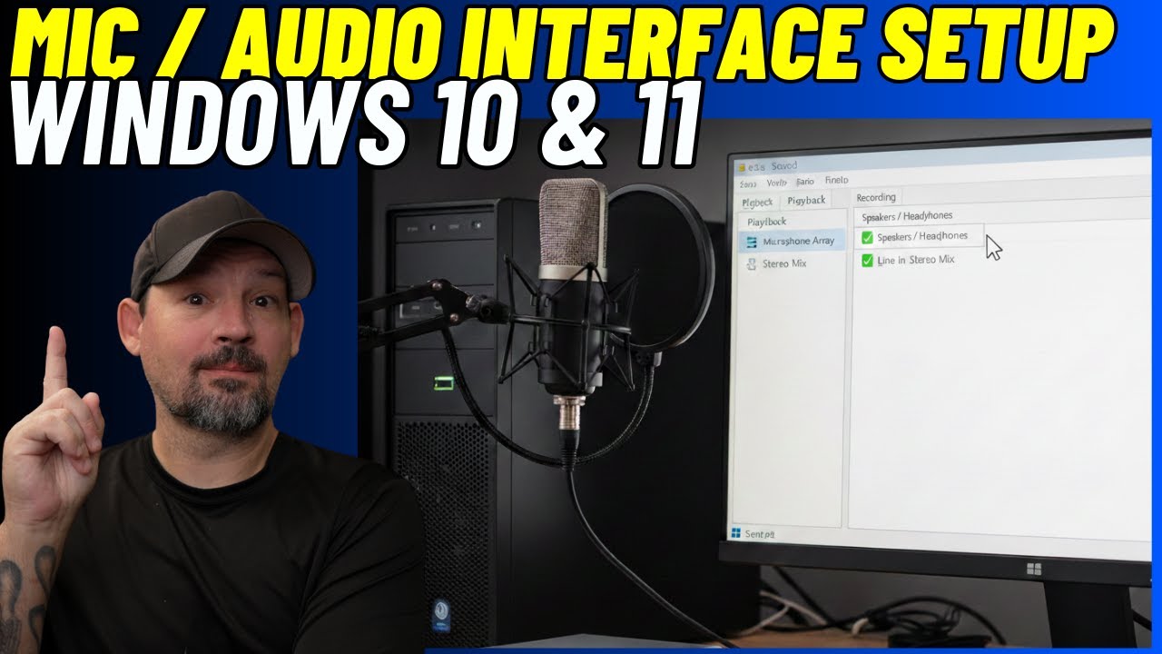 Fix Your Windows Audio! Setup Guide for Microphones & Interfaces