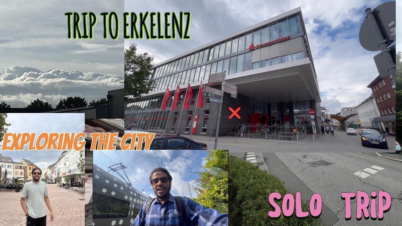 Lost in Erkelenz || Exploring Erkelenz and Huckelhoven || Solo Trip || Train Delay 👮🏻&zwj;♂️