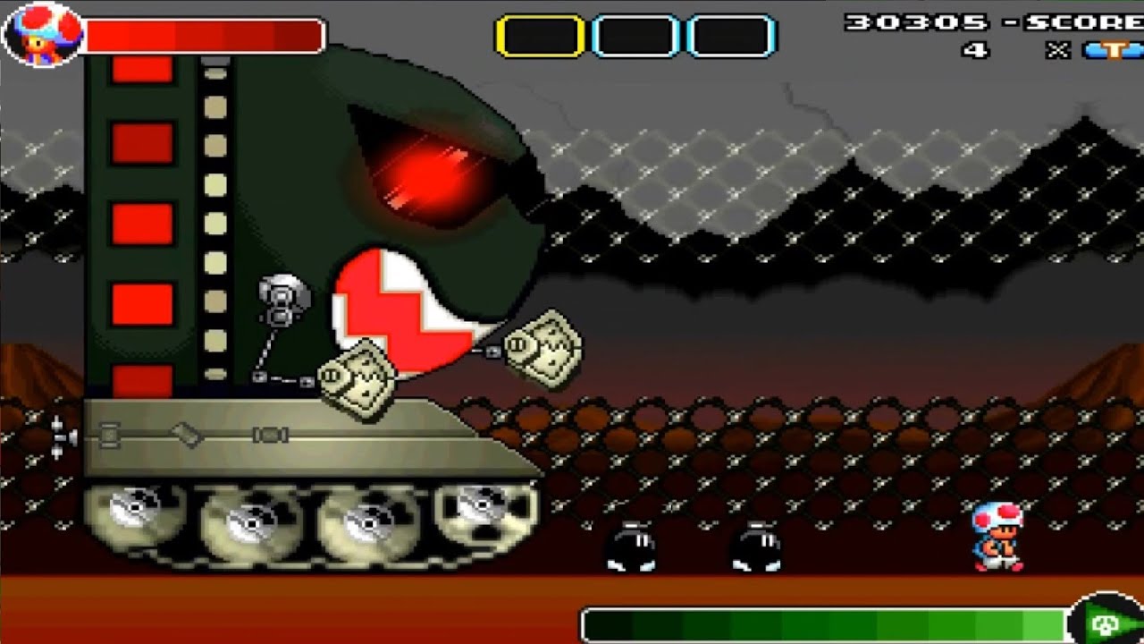 Toad Strikes Back HD 100% World 5: Mount Vulcan