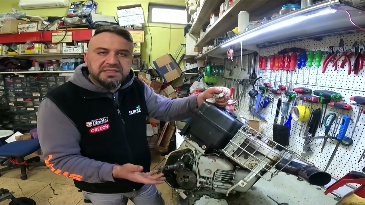 BERTOLİNİ 202e ÇAPA MAKİNASI - MOTOR SÖKÜM - BRİGGS & STRATTON