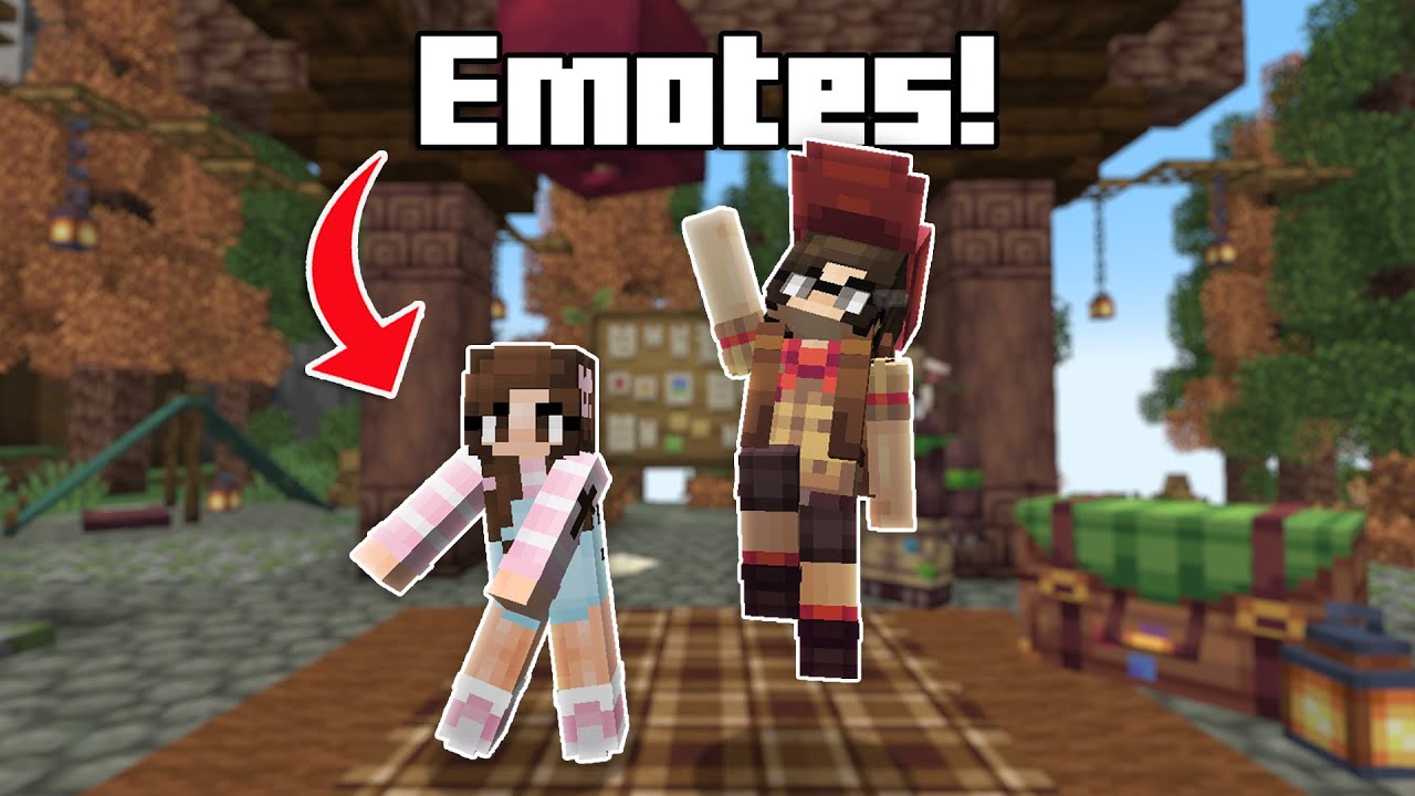 EMOTES IN VANILLA MINECRAFT! | Origin Realms!