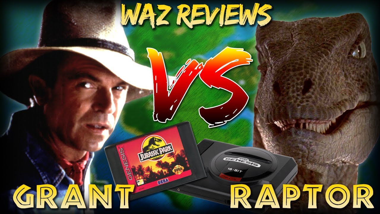 JURASSIC PARK IS FRIGHTNING IN THE DARK | Waz Reviews Jurassic Park (Sega Genesis), a 90s Classic