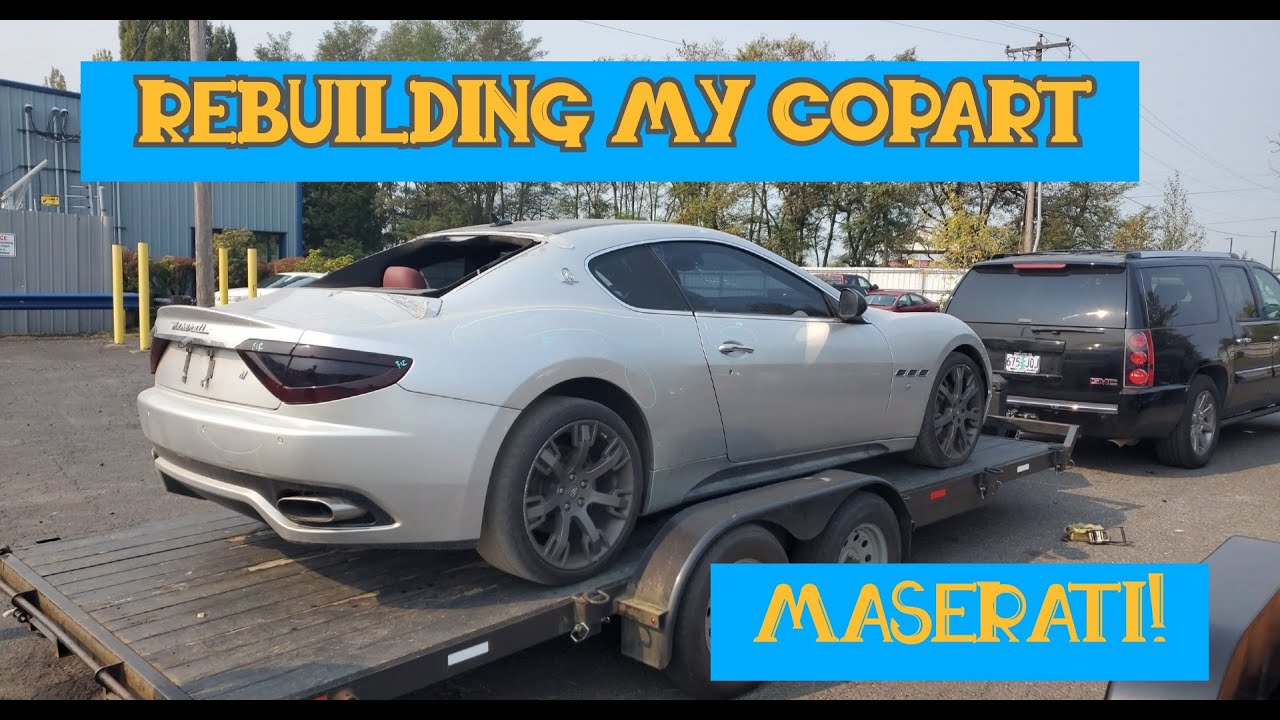 FIXING My Salvage Maserati Granturismo S from Copart!