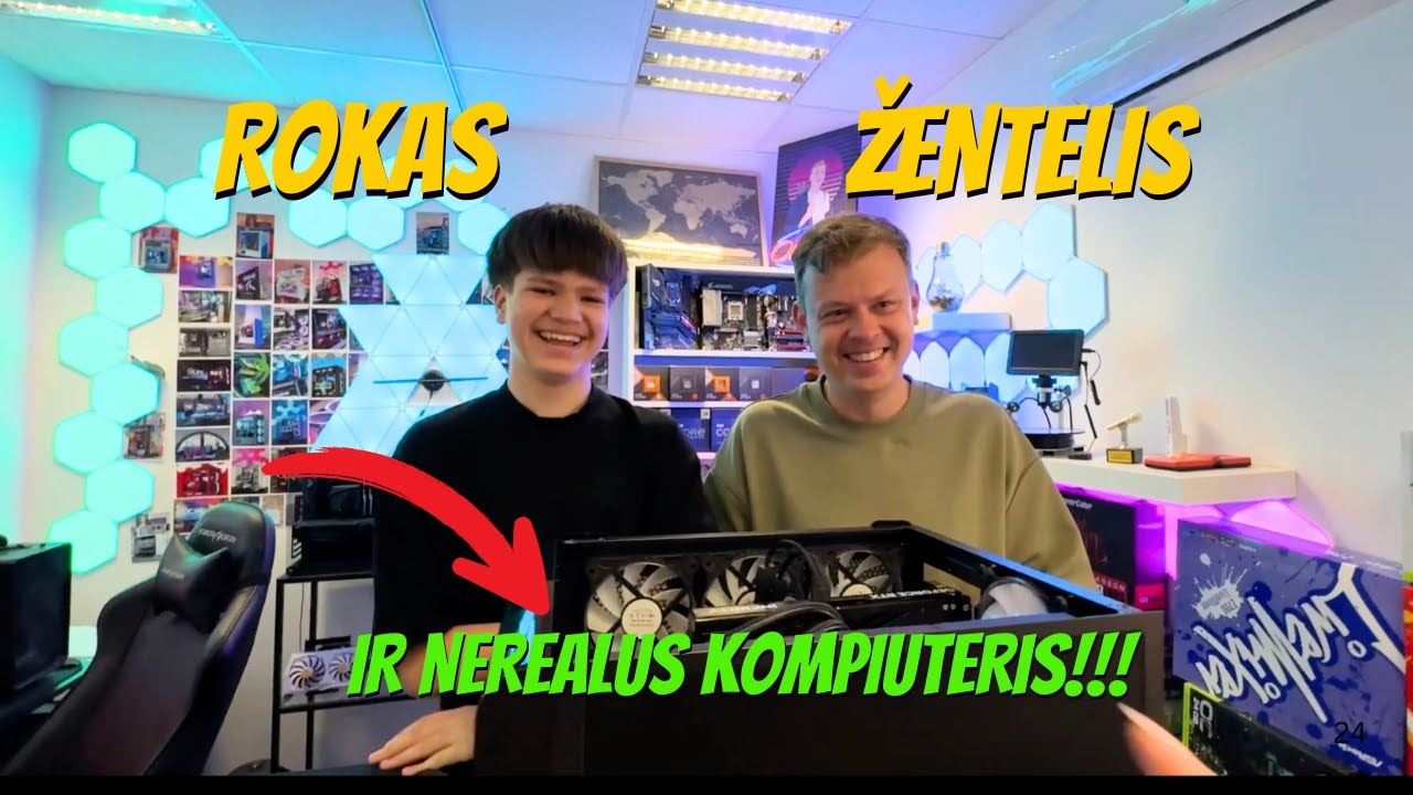 ROKO 14 GIMTADIENIS 🎉 KOKĮ KOMPIUTERĮ SURINKO ŽENTELIS! Roko reakcija 😱