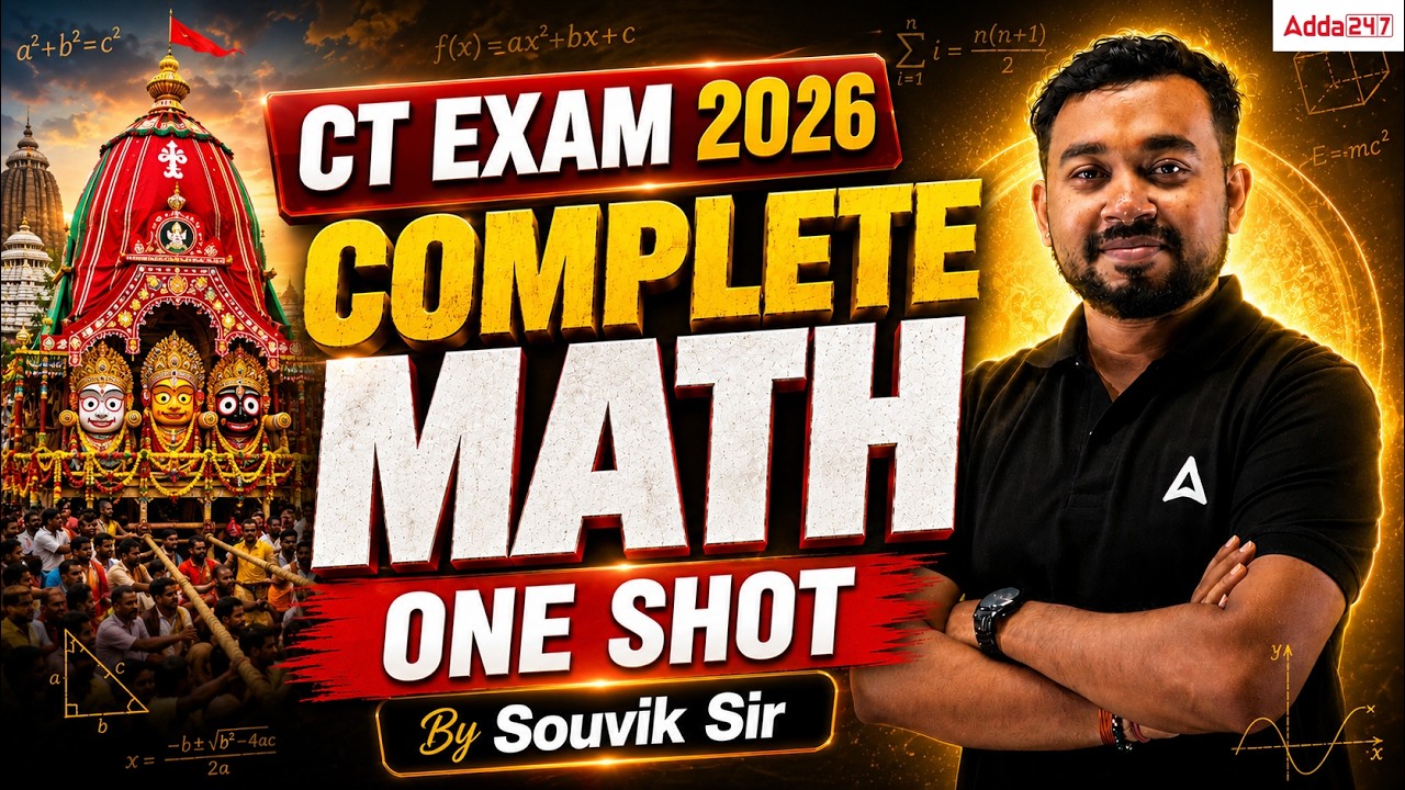 CT Exam 2026 | Complete Math One Shot | Important MCQs By Souvik Sir